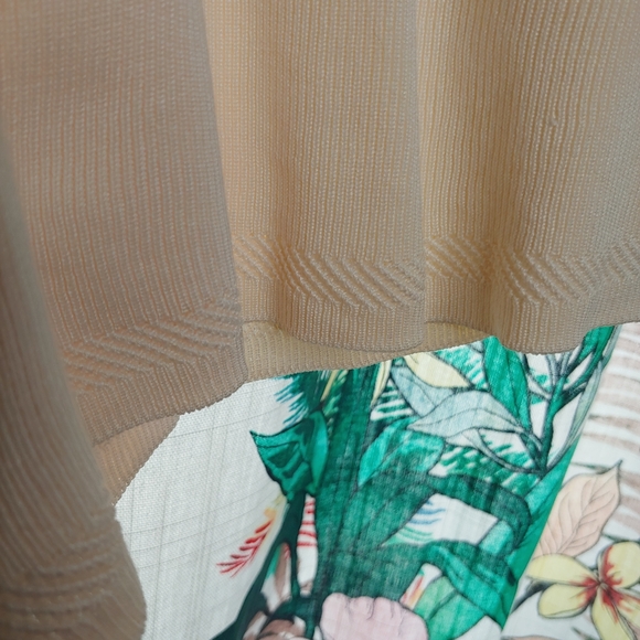 Ralph Lauren | Vintage Silk Cream Beige Woven Knit Cardigan Button Down XL - Picture 4 of 11